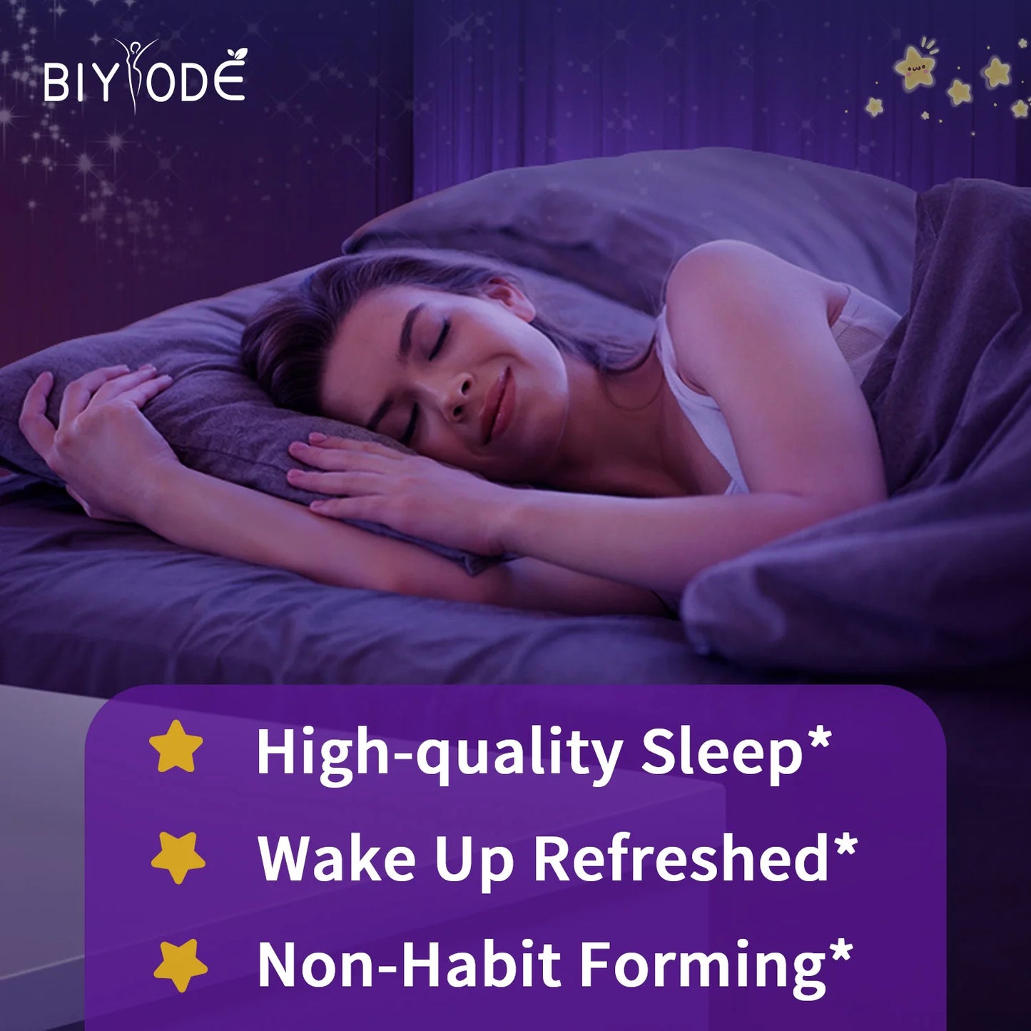 biyode effective formula sleep better supplement ready stock fast shipping wholesale gaba sleep gummies melatonin