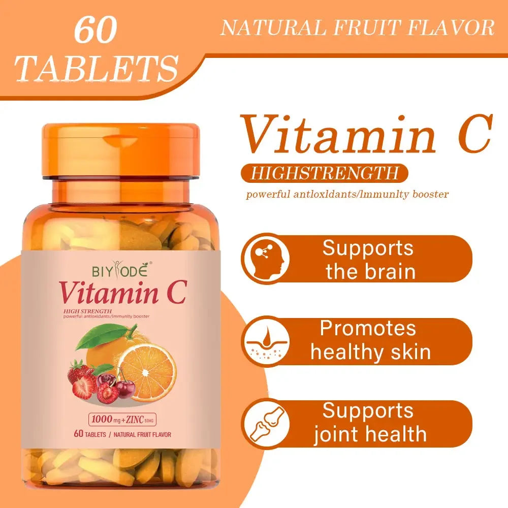 Jiabeikang Factory OEM ODM Custom Vitamins Tables Wholesale Skin Health Seasonal Dietary Supplements Vitamin C Pills Capsules