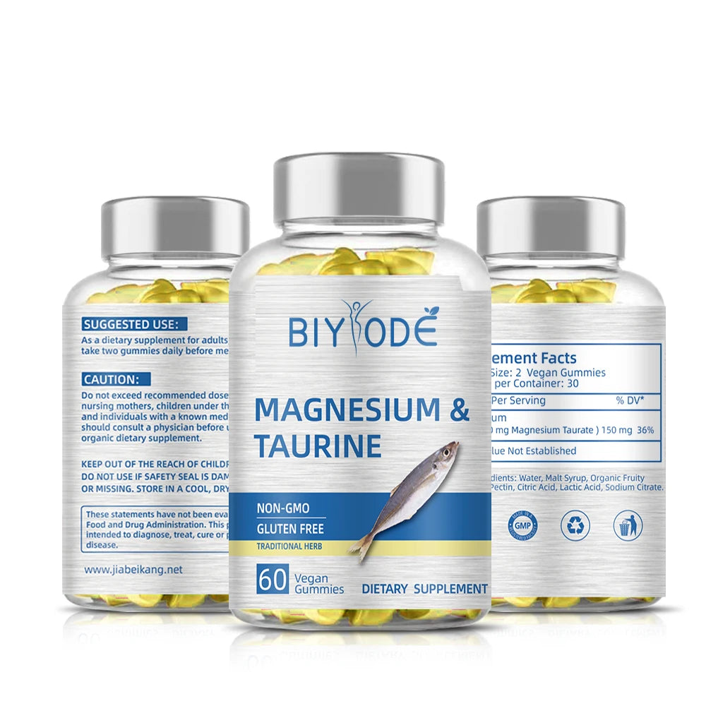 custom logo label supplement manufacturer taurine magnesium supplement softgel capsules