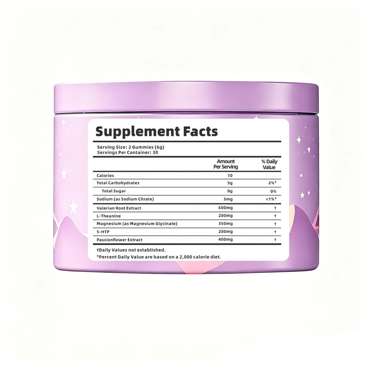 Private Label Sleep Support Gummies Natural Calm & Relax Vegan Pectin Strawberry Flavor OEM ODM Night Routine Supplement