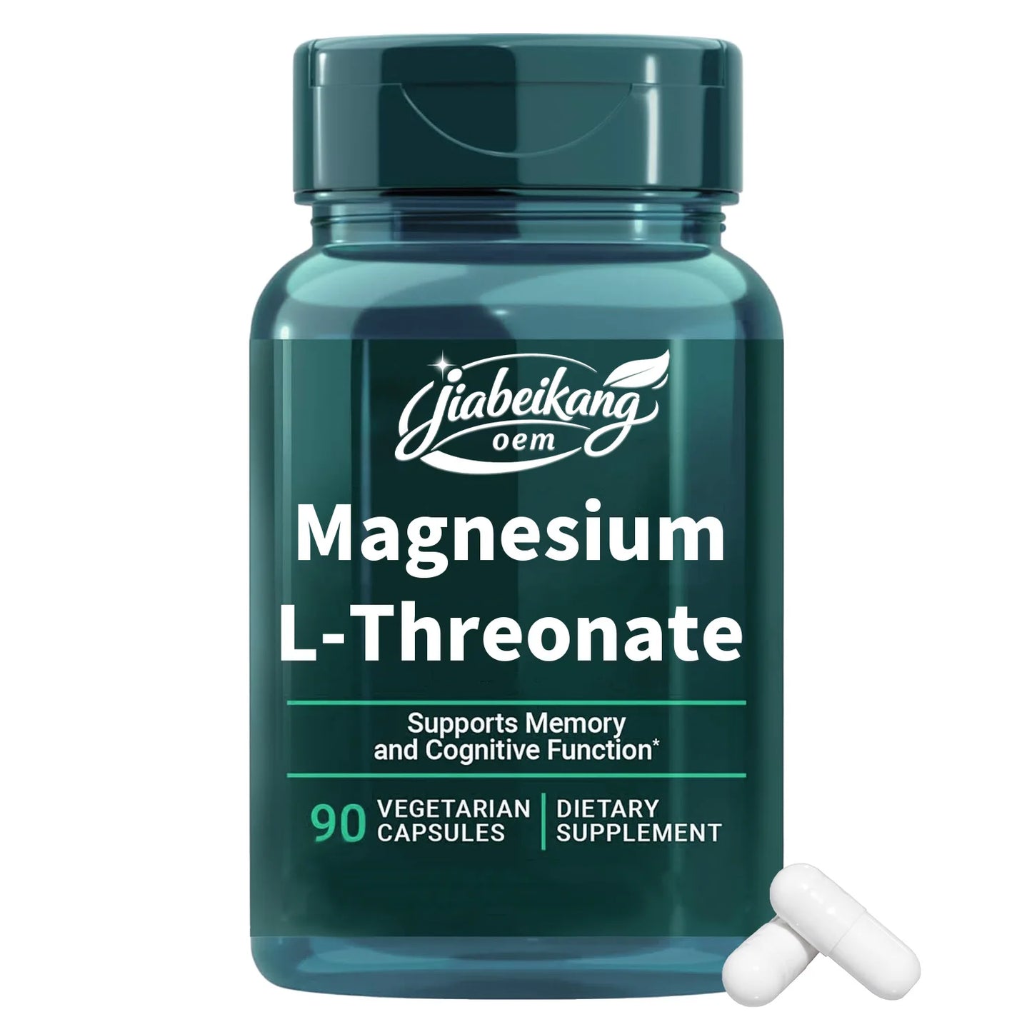 Private Label Magnesium L Threonate Capsules Vegan Magnesium Supplement Daily Wellness Formula OEM ODM