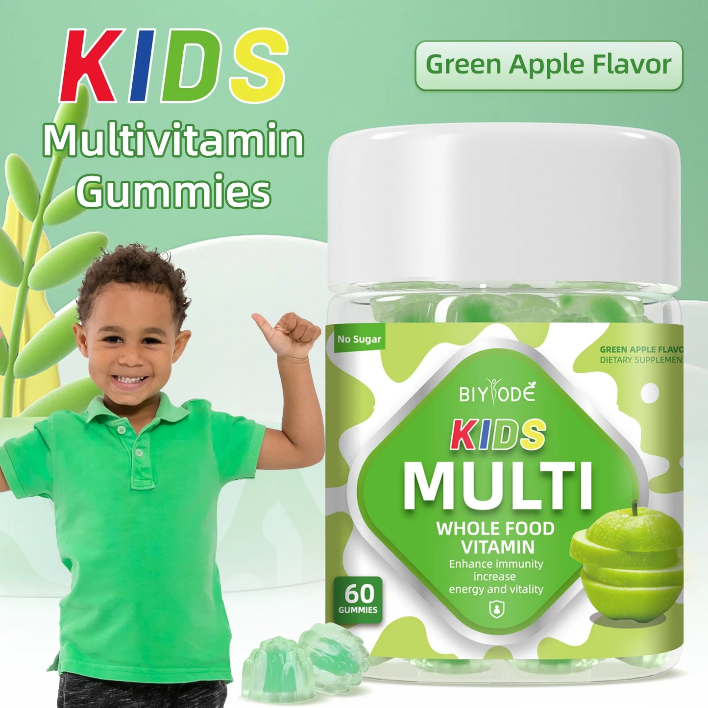 Biyode Vitamin OEM Custom Kids Multivitamin Gummies