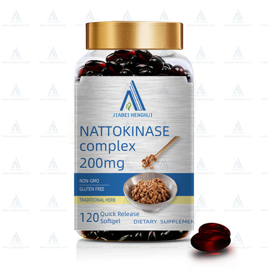 Nutrifirst Custom Label Thrombus Dissolve Supplements Organic Natto Extract Nattokinase 5000FU Capsules