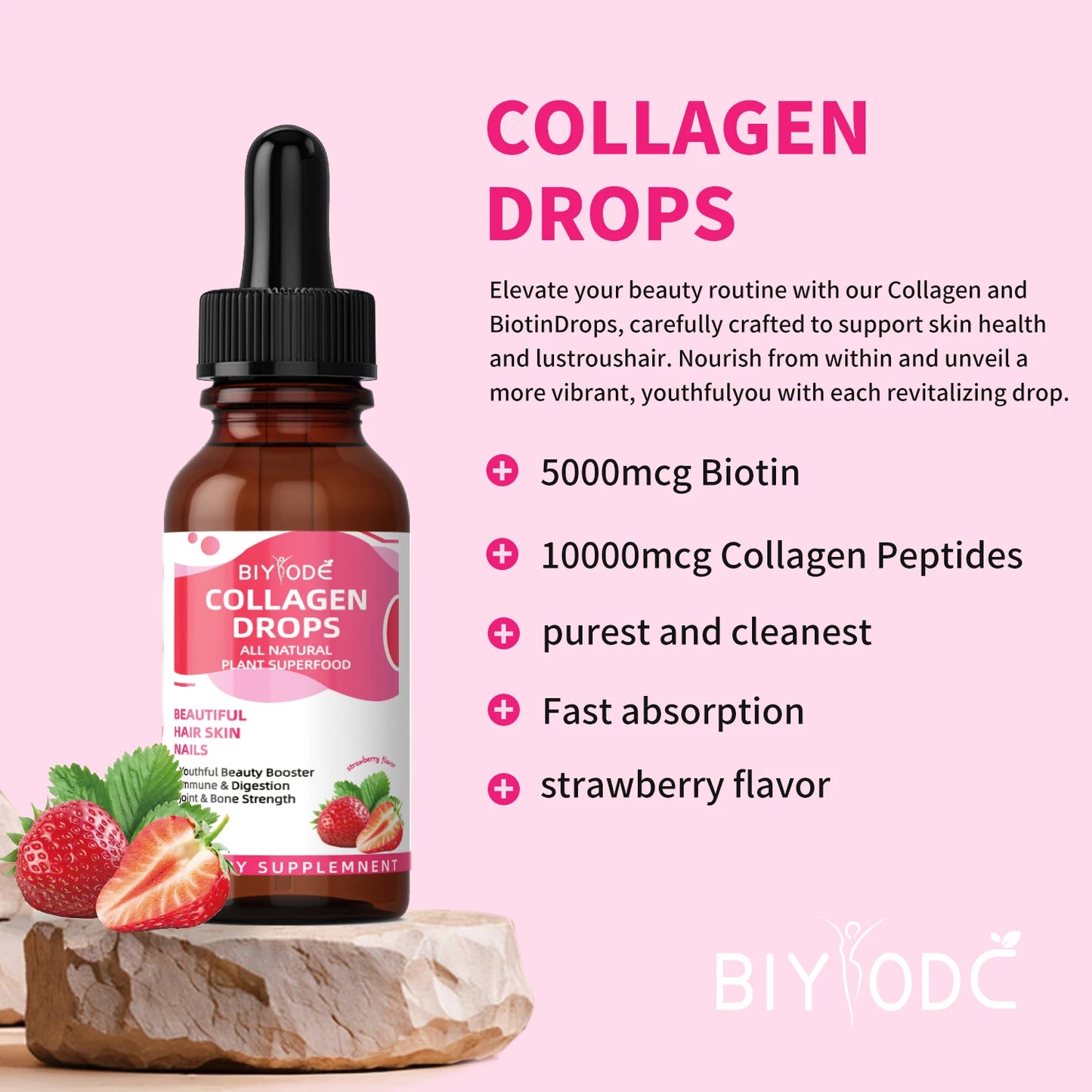 biyode collagen marin for the skin whitening dietary supplement wholesale drink liquid multi collagen drops