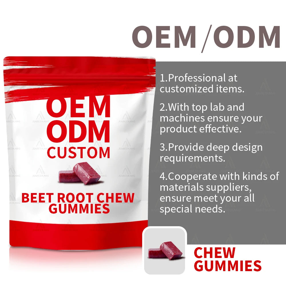 OEM ODM Custom Private Label Supplement Manufacturer Beet root Gummies Healthcare Beet Supplements Super Beets Root Gummy