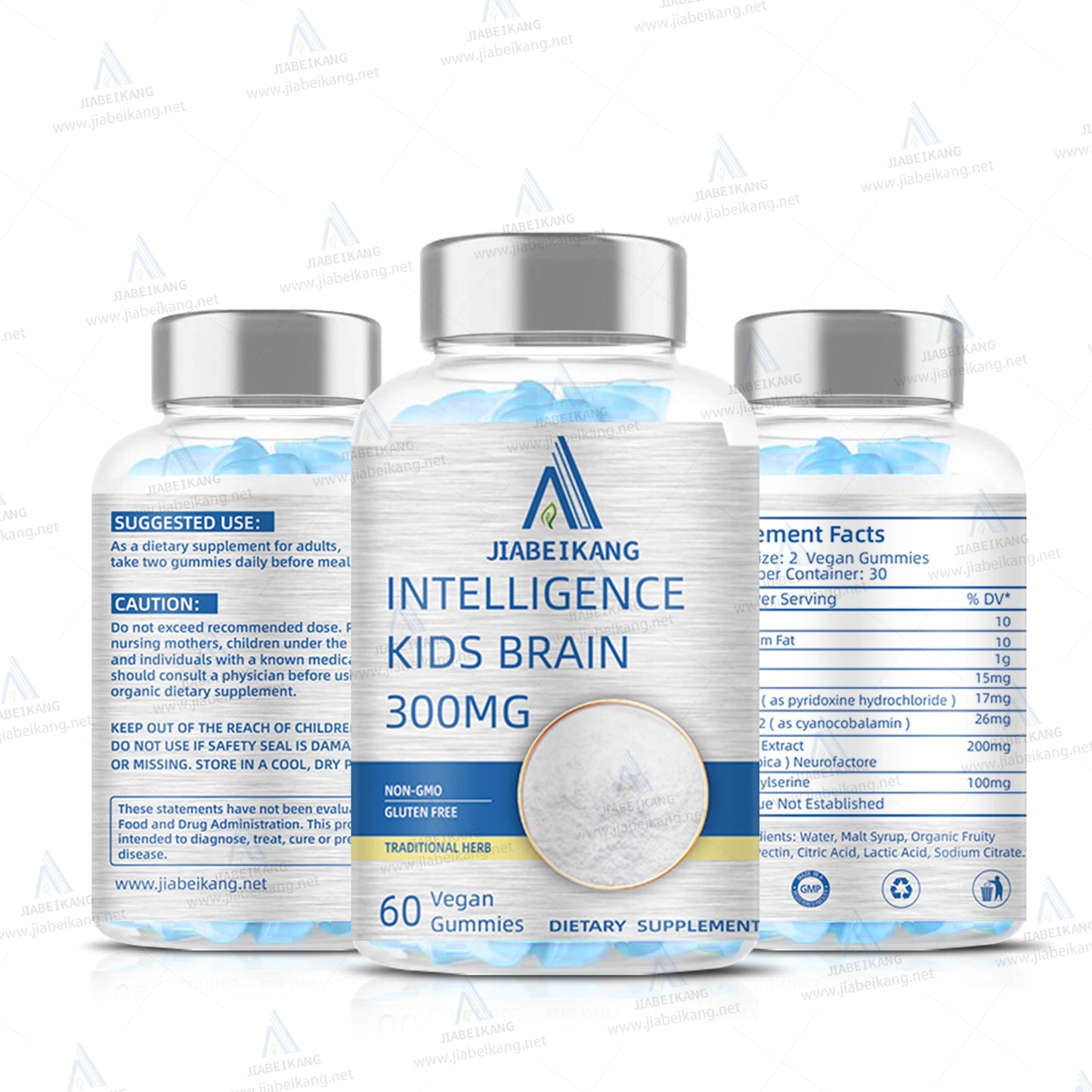 Kids Nootropics Gummies Highly Concentrated DHA & EPA omega 3 Gummy Natural Brain Support Intelligence Booster