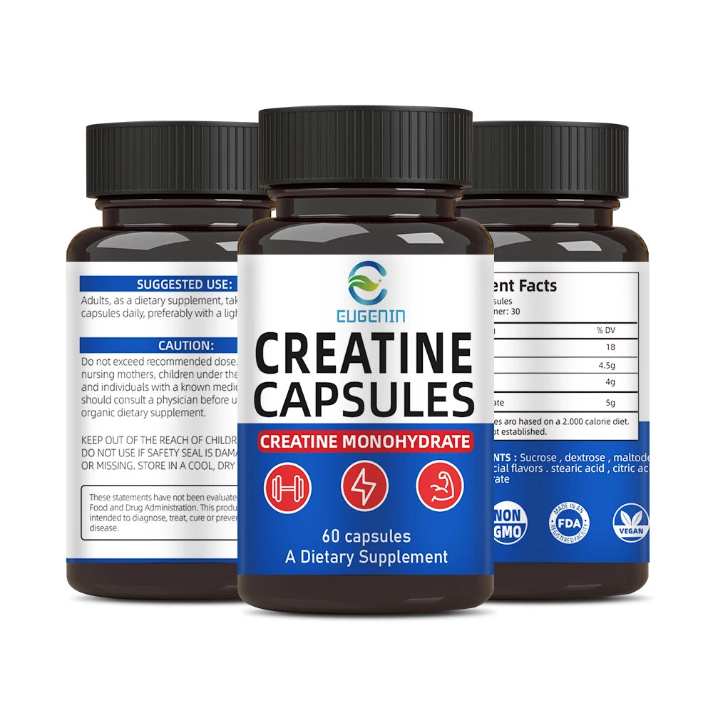 OEM on Creatine-Production-Line China Raw Material Price Basic Pure Creatin Monohidrat for Hair Creatine Monohydrate Capsules