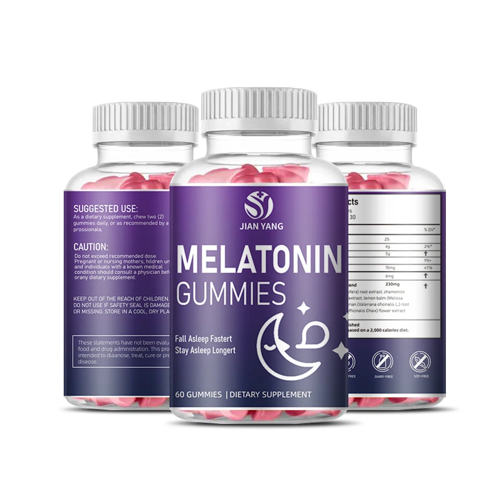 Private Label OEM Professional Manufacturer Custom Vegan Melatonin for Health Fast Sleeping Deep Gummies candy Supplements