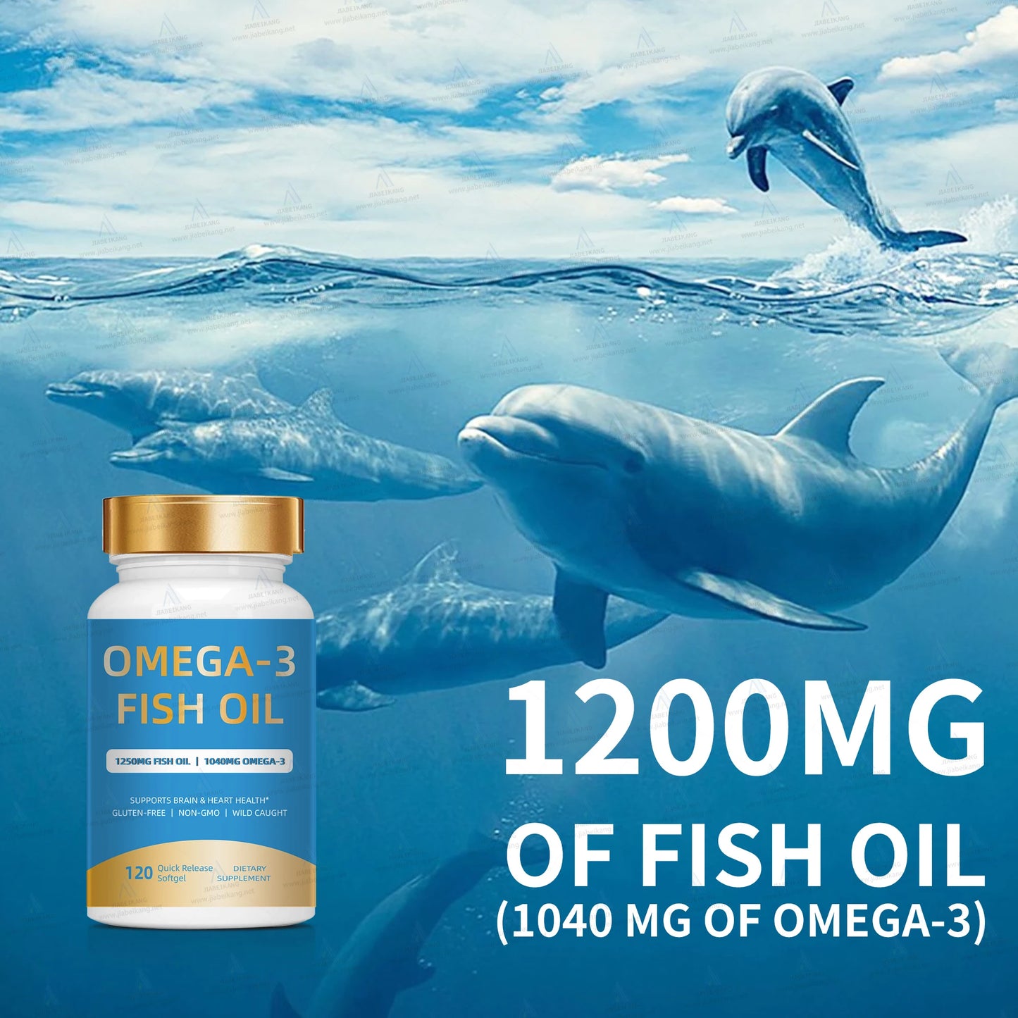 OEM Omega 3 Fish Oil In Bulk 1000Mg Softgel Capsule with fast shipping