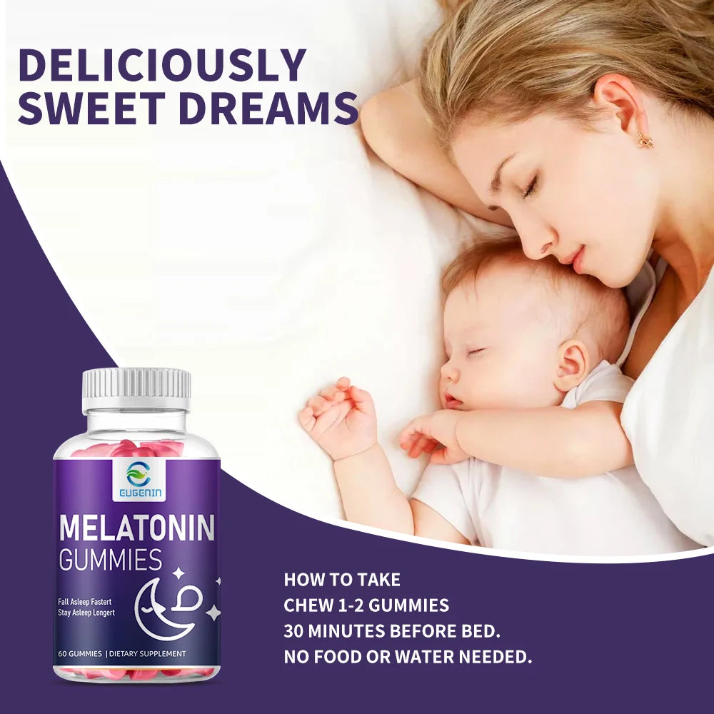 Jiabeikang Factory OEM ODM Custom Gaba Supplement Sleep Better Fall Asleep Faster Melatonin Gummies