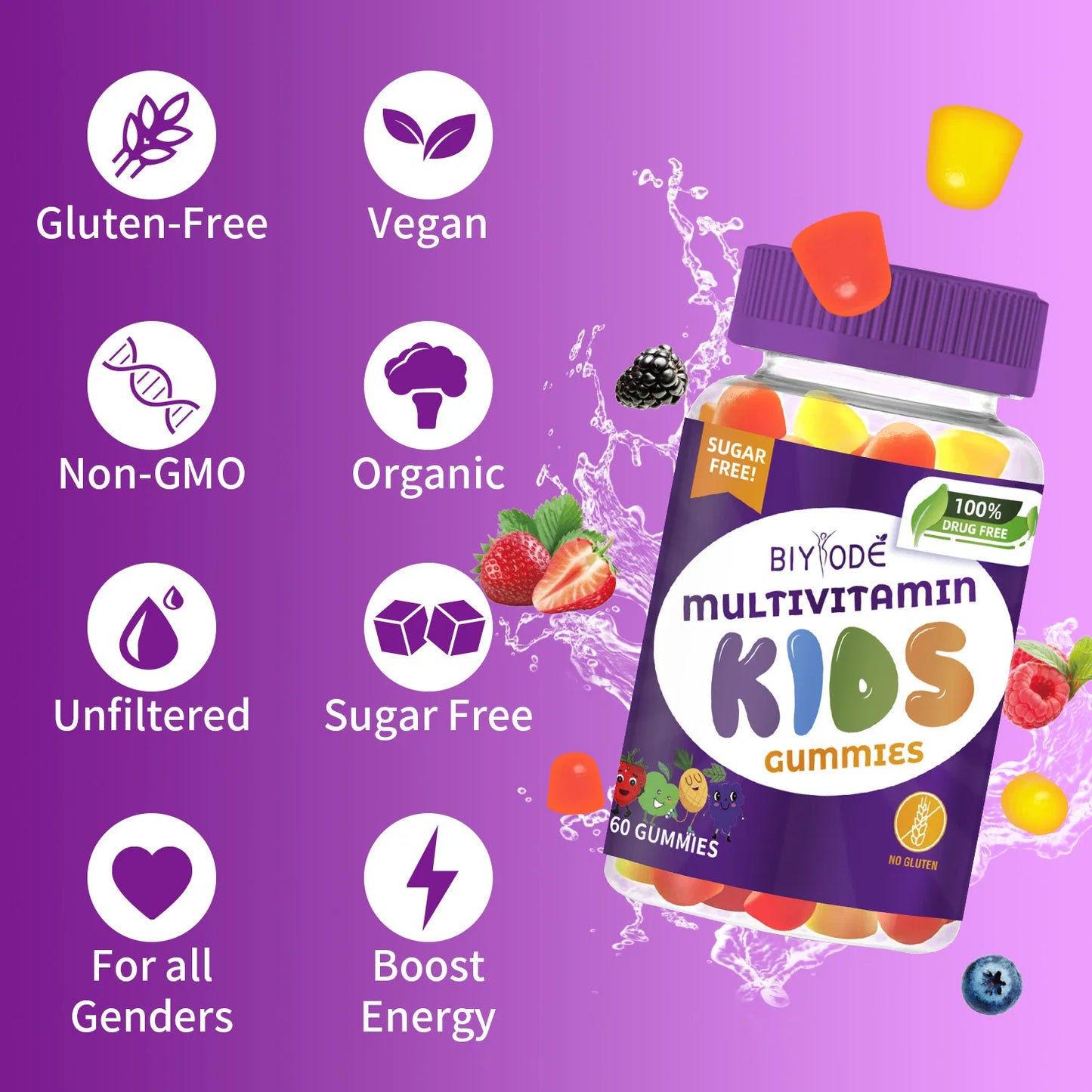 OEM ODM Custom Kids Multivitamins-supplement