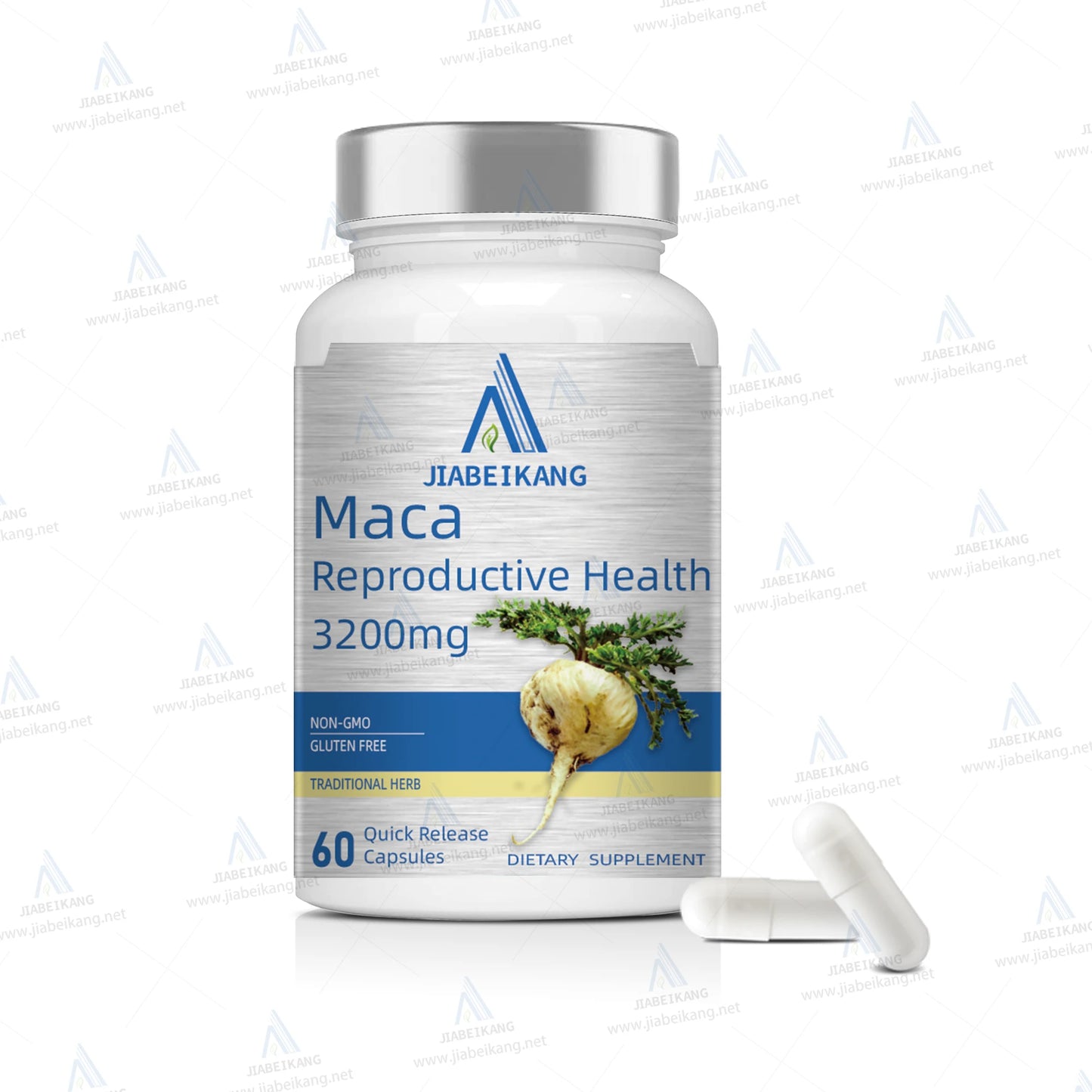 Private Label Cordyceps Militaris Extract Maca Powder Health Maca Root Capsule Restores Energy Male Relieves Fatigue Pills