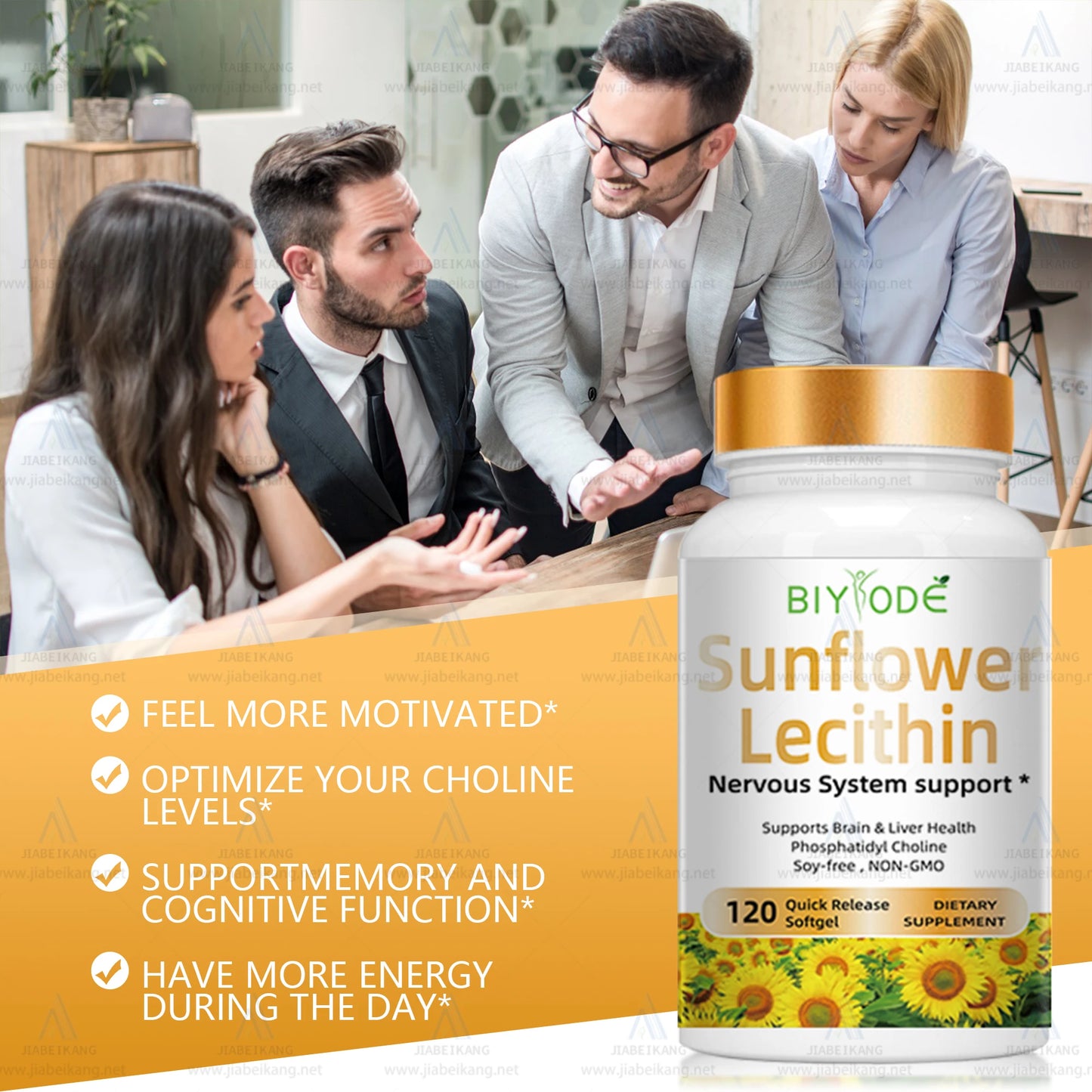 Healthcare nutrition lecithin sunflower lecithin softgel capsule private label