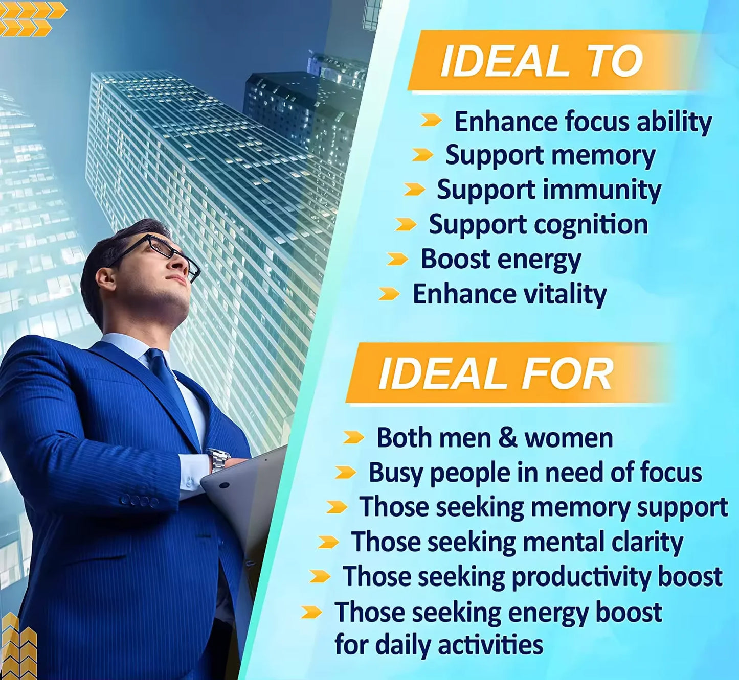 Oem Organic Immune Booster Memory Nootropic Brain Supplement Cordyceps Lions Mane Mushroom Complex Capsules