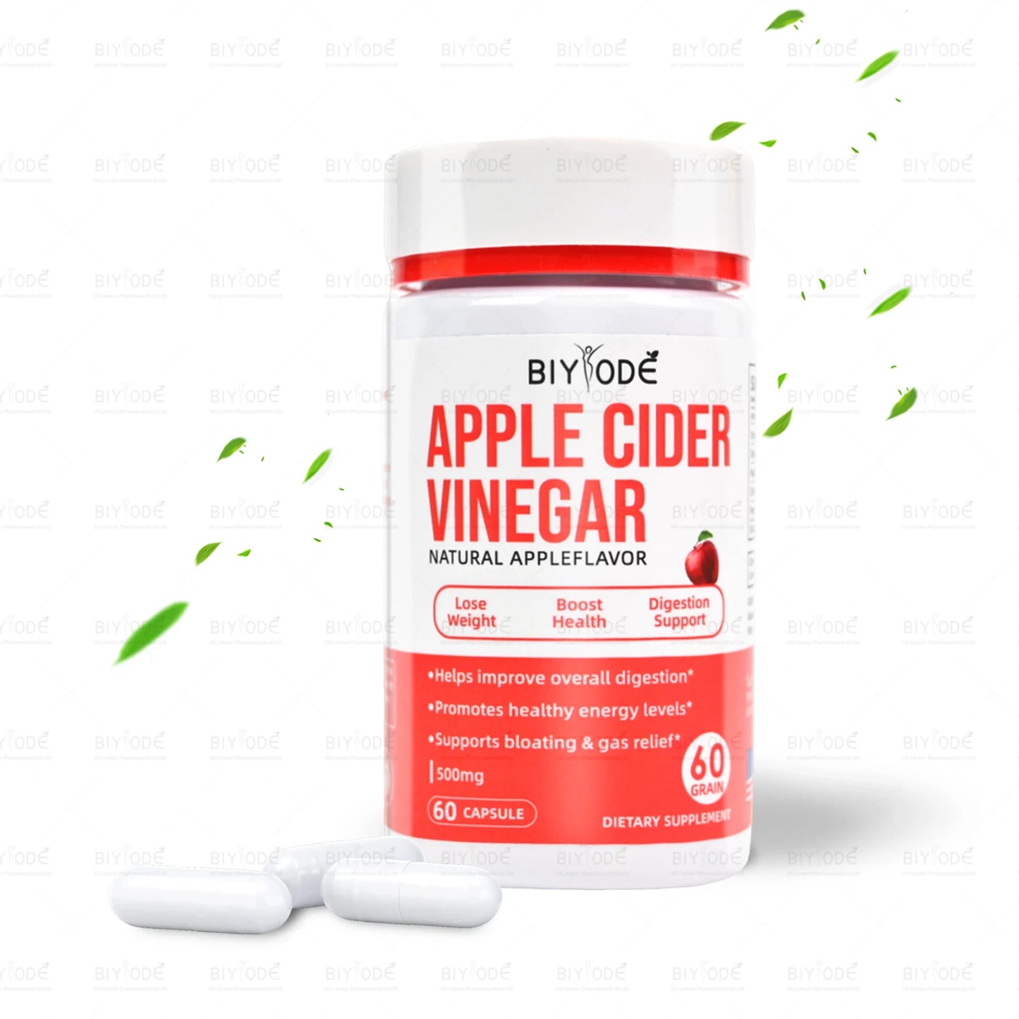 Jiabeikang Factory OEM ODM Custom Ready Stock Herbal Supplement Support Weight Management Apple Cider Vinegar Capsules