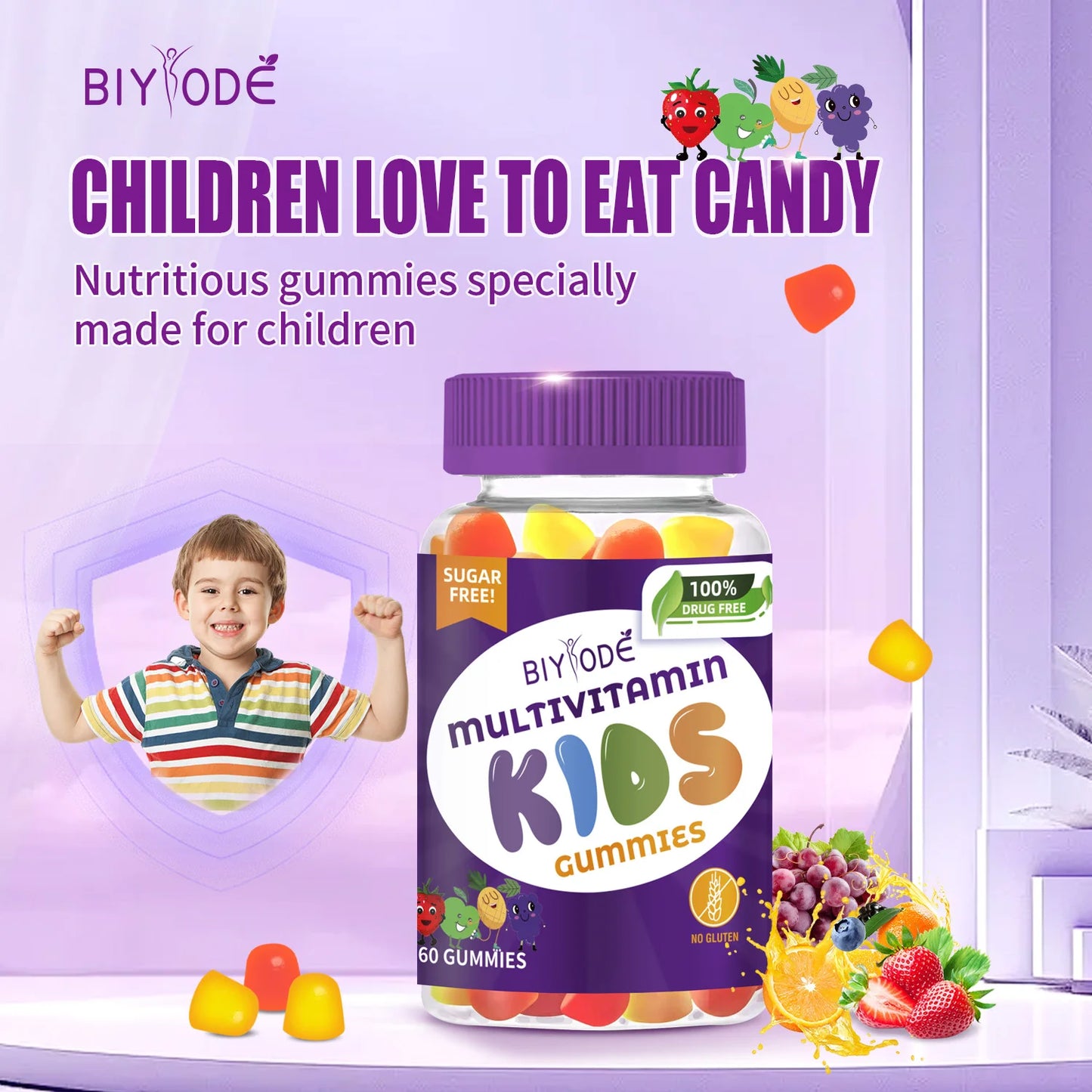 OEM ODM Custom Kids Multivitamins-supplement