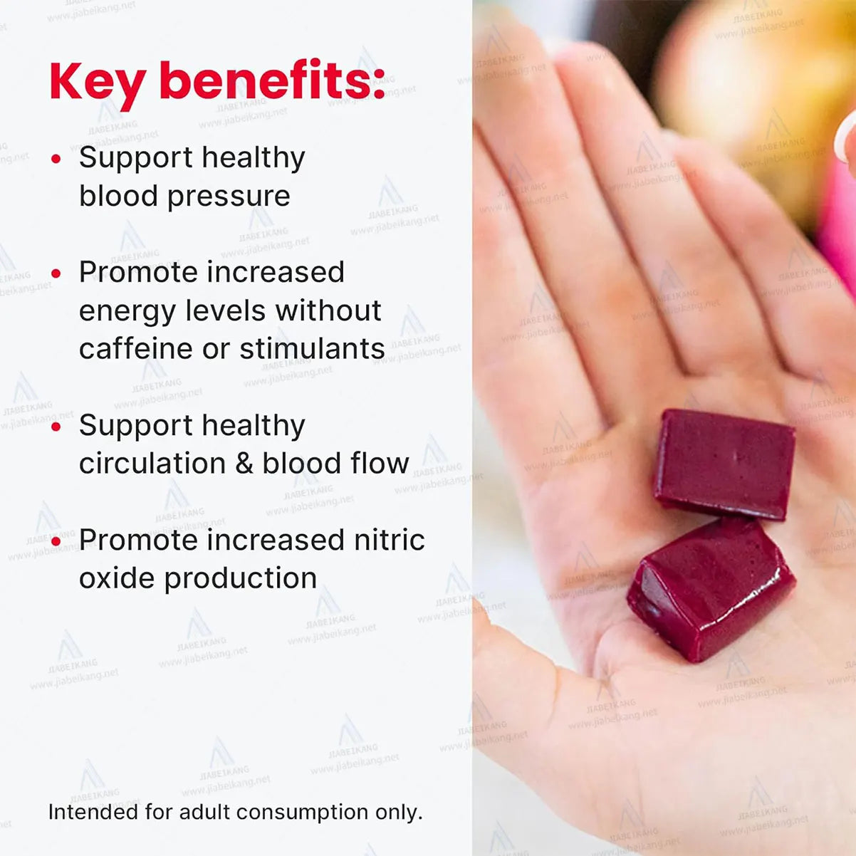 OEM ODM custom beet root extract chew gummies