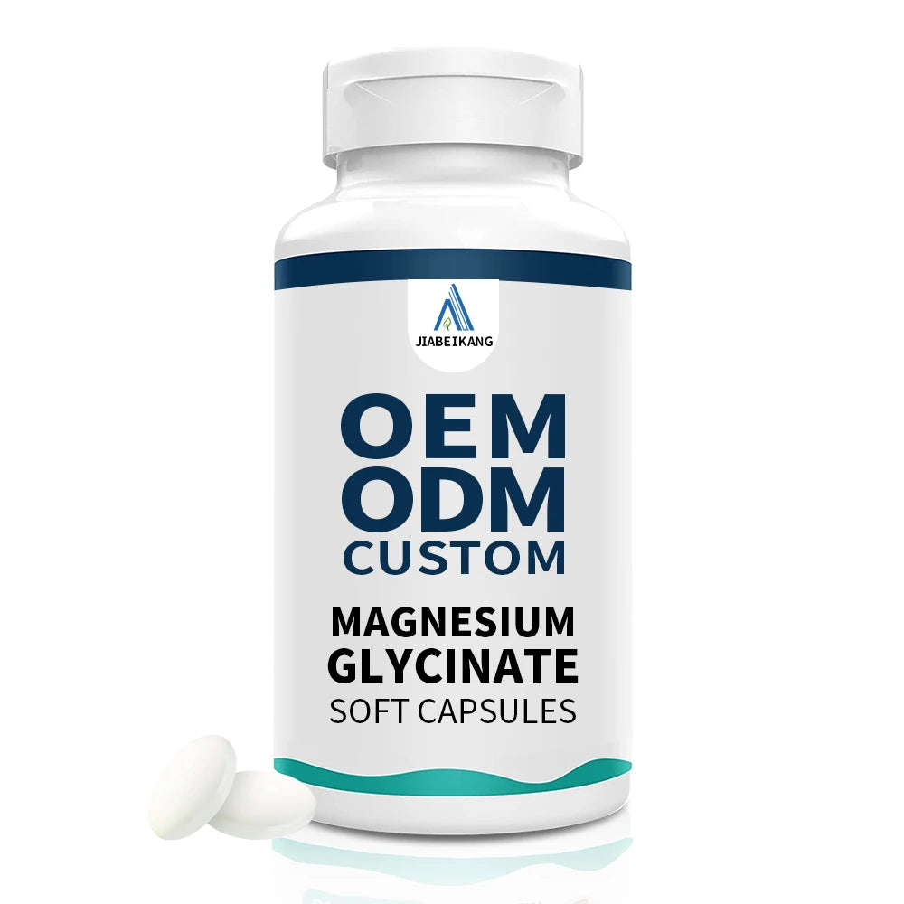 Certificate Factory NSF HALAL COA GMP Wholesale Magnesium Glycinate Capsules