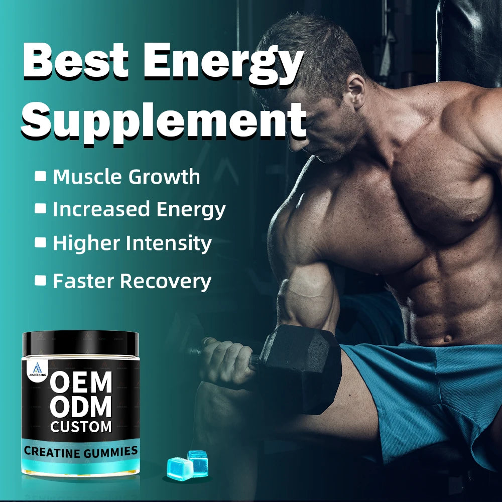 Customized Sports Nutrition Creatine Monohydrate Gummies