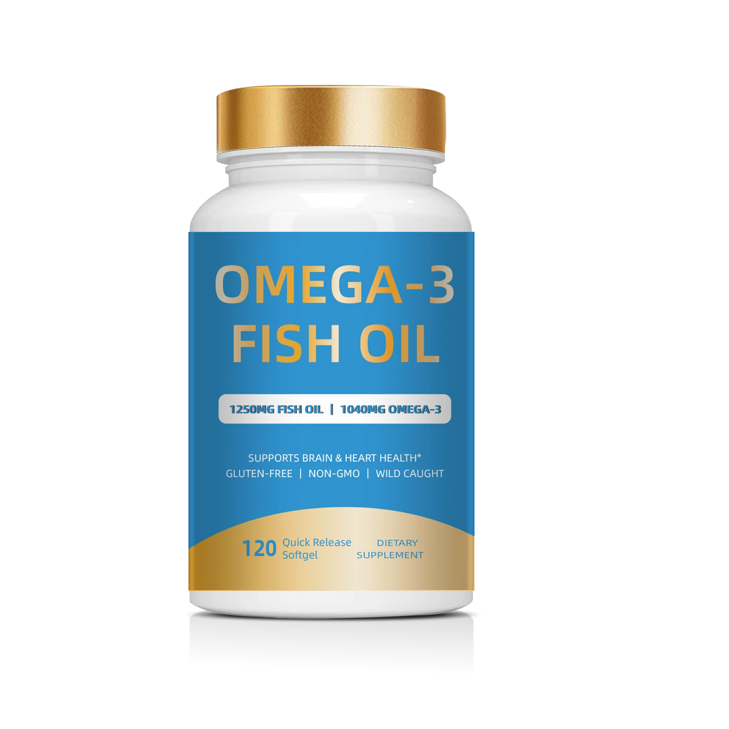 OEM Omega 3 Fish Oil In Bulk 1000Mg Softgel Capsule with fast shipping