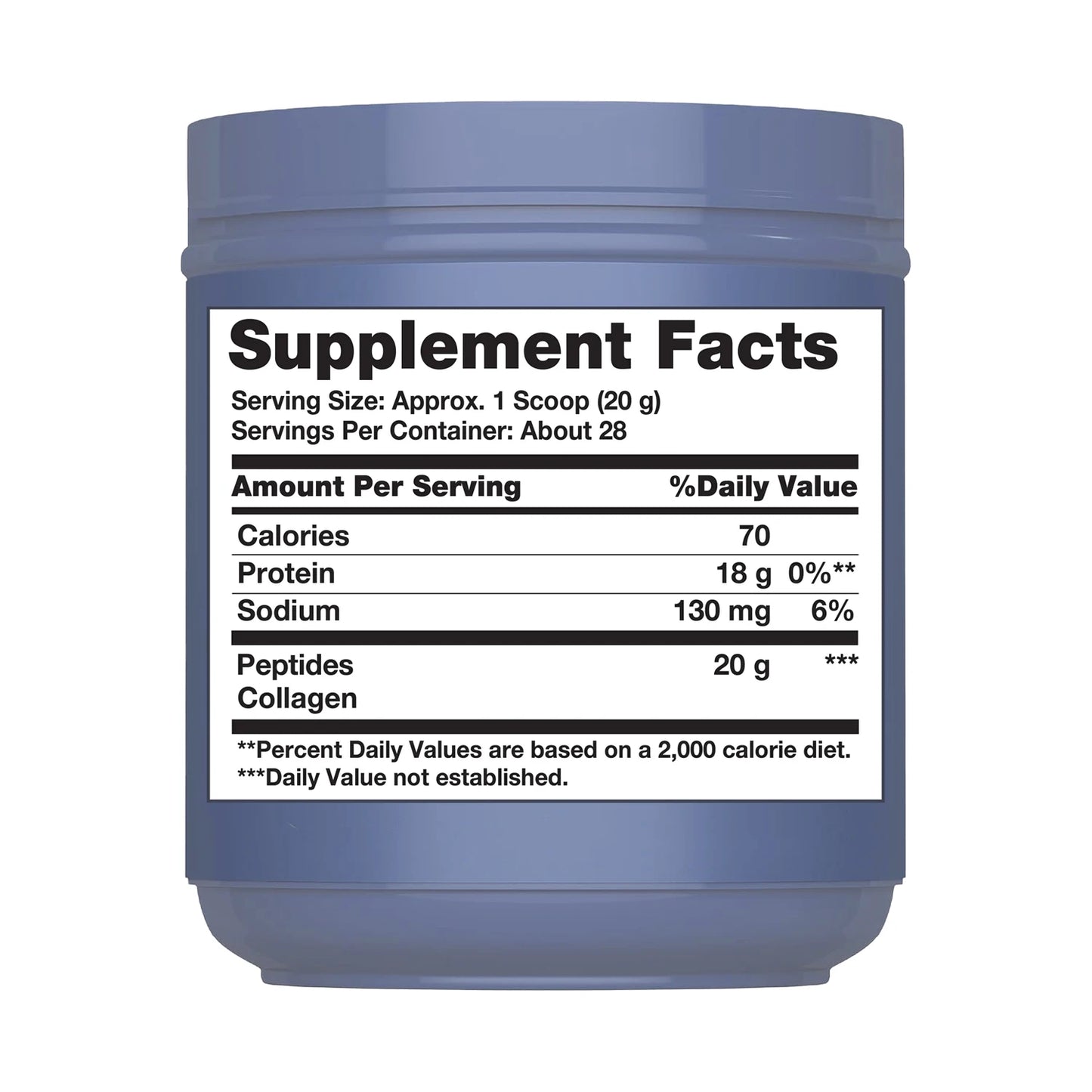 Private Label Collagen Peptides Powder Grass-Fed Protein Supplement Hydrolyzed with 18 Amino Acids Custom Formula Unflavored