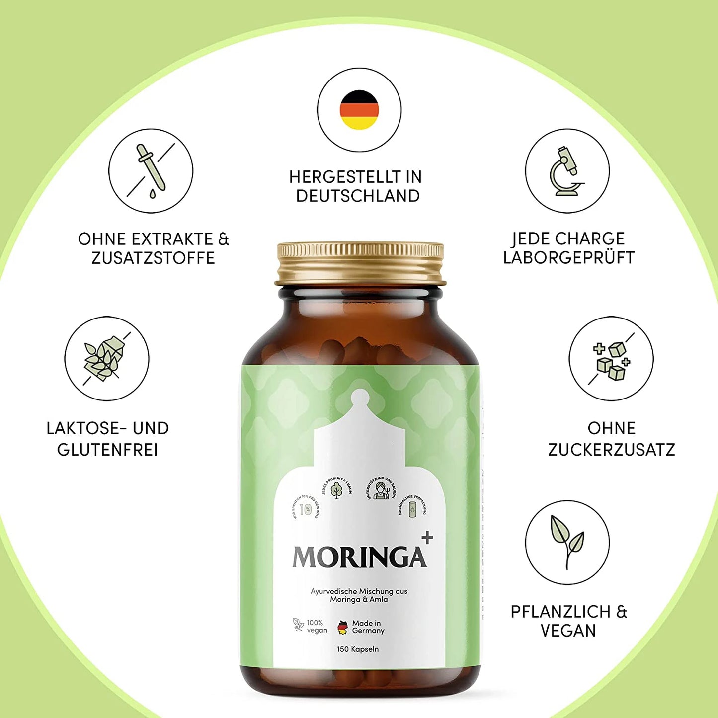 Health care Supplements Private Label Moringa Leaves  Extract Capsule