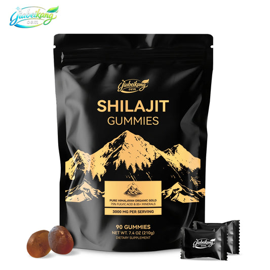 OEM Shilajit Gummies Energy Support Herbal Complex Gummies No Added Sugar Private Label Tamarind Flavor Pouch Packaging