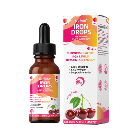 biyode healthcare supplement natural iron liquid drop