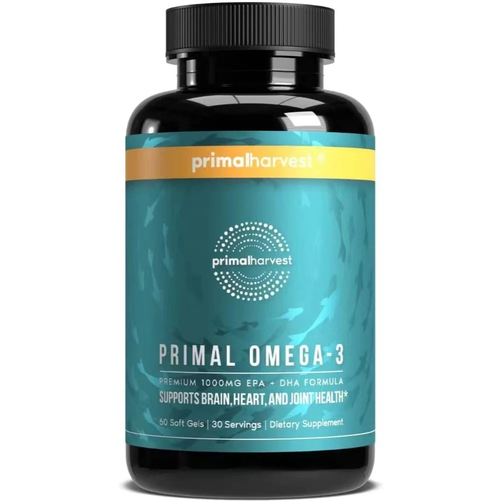 Vegetarian Capsules Spoonful Mini Omega 3 Fish Oil, 1000 mg Per Serving, Small Size Easy to Swallow Softgel Capsules