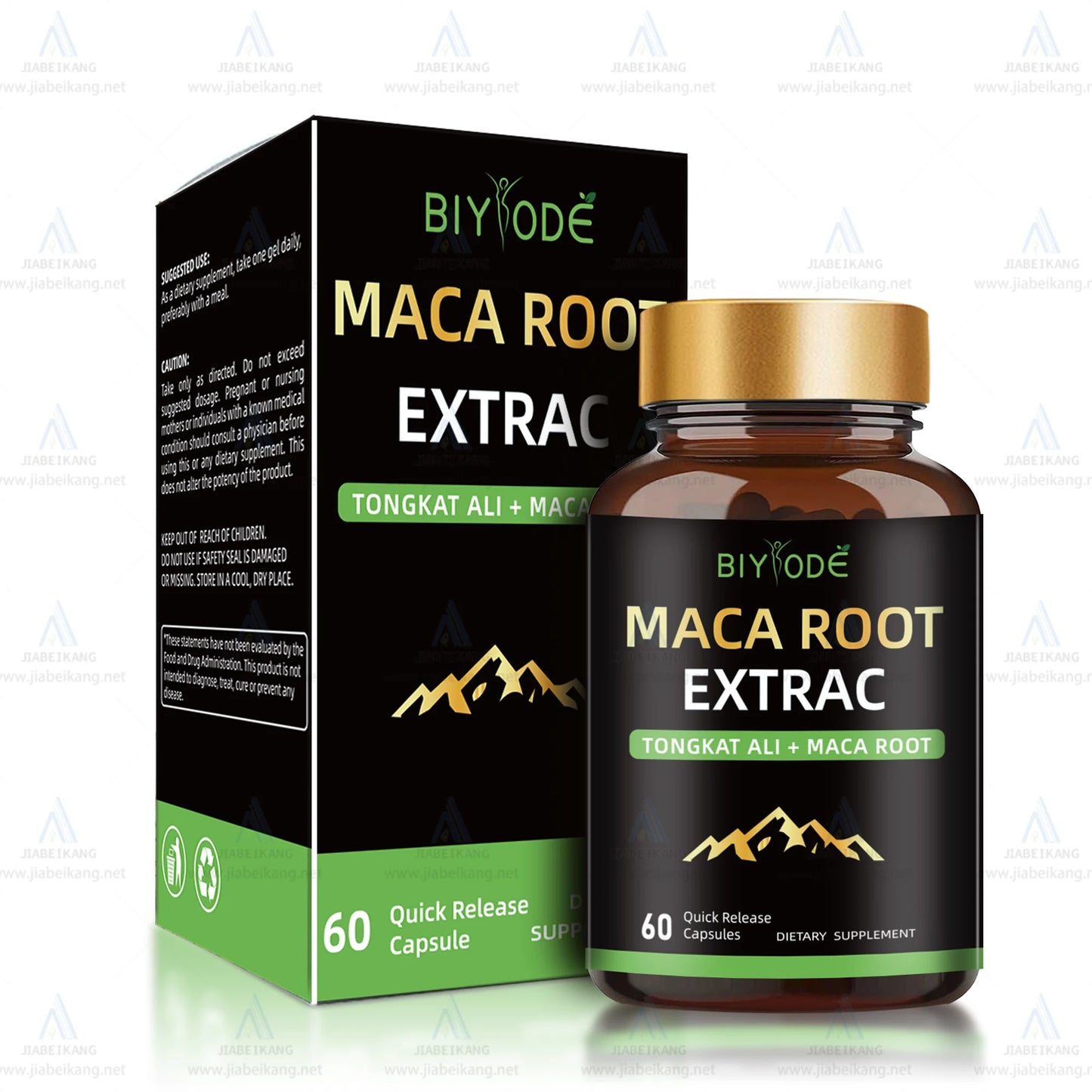 OEM factory ultimate maca root with tongkat ali energy boots power muscle body building health supplement hard capsule