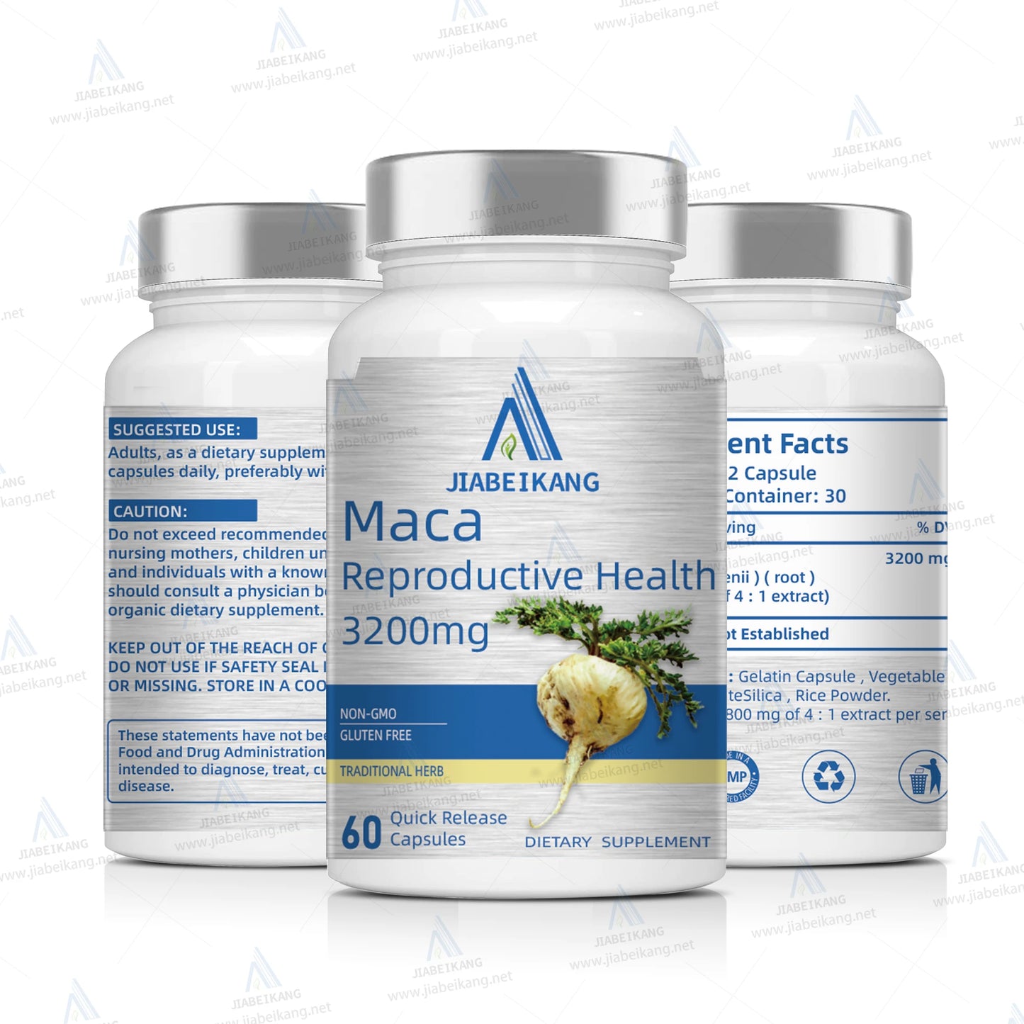 Private Label Cordyceps Militaris Extract Maca Powder Health Maca Root Capsule Restores Energy Male Relieves Fatigue Pills