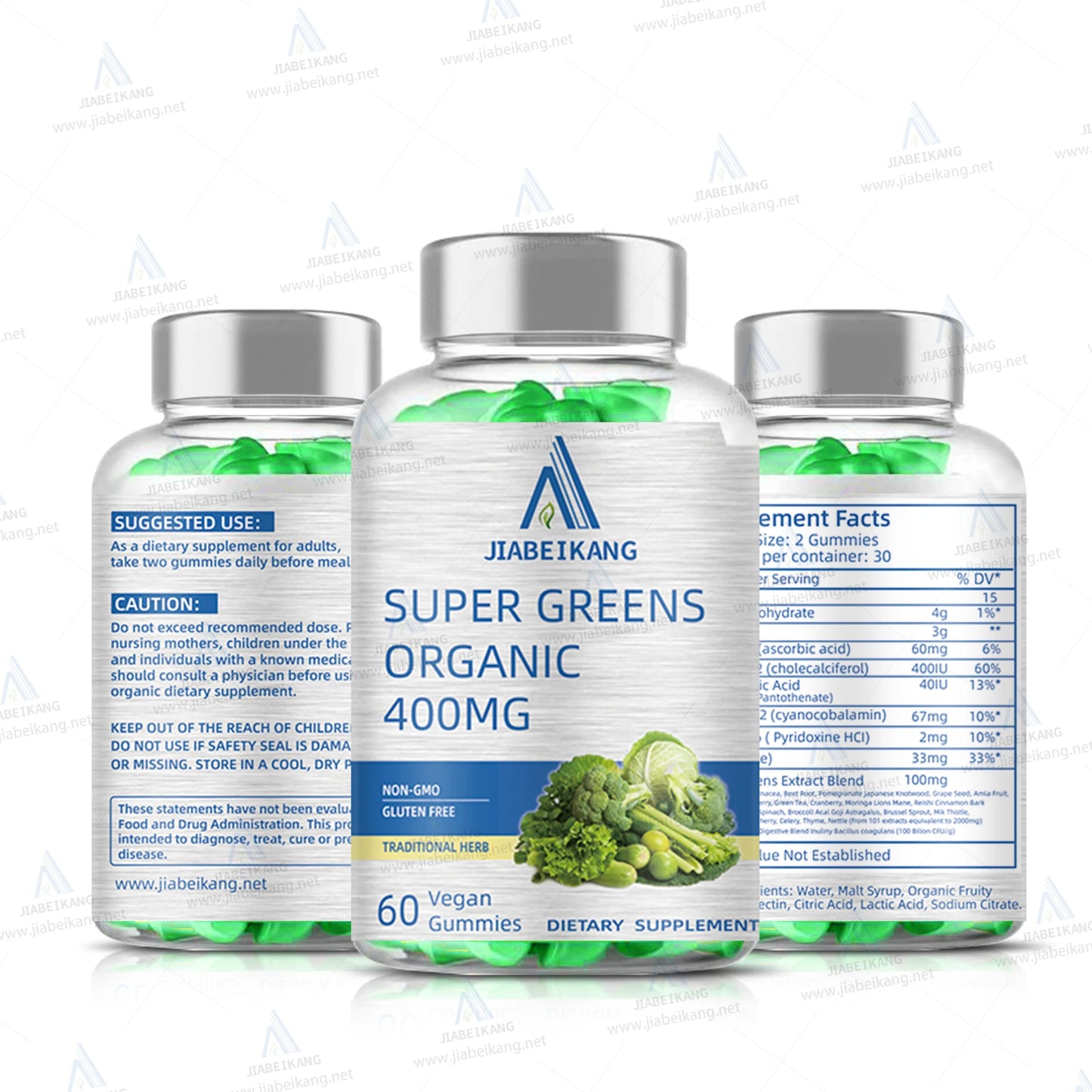 Natural Management Adult Greens Superfoods Super Greens Gummies 0 Calories