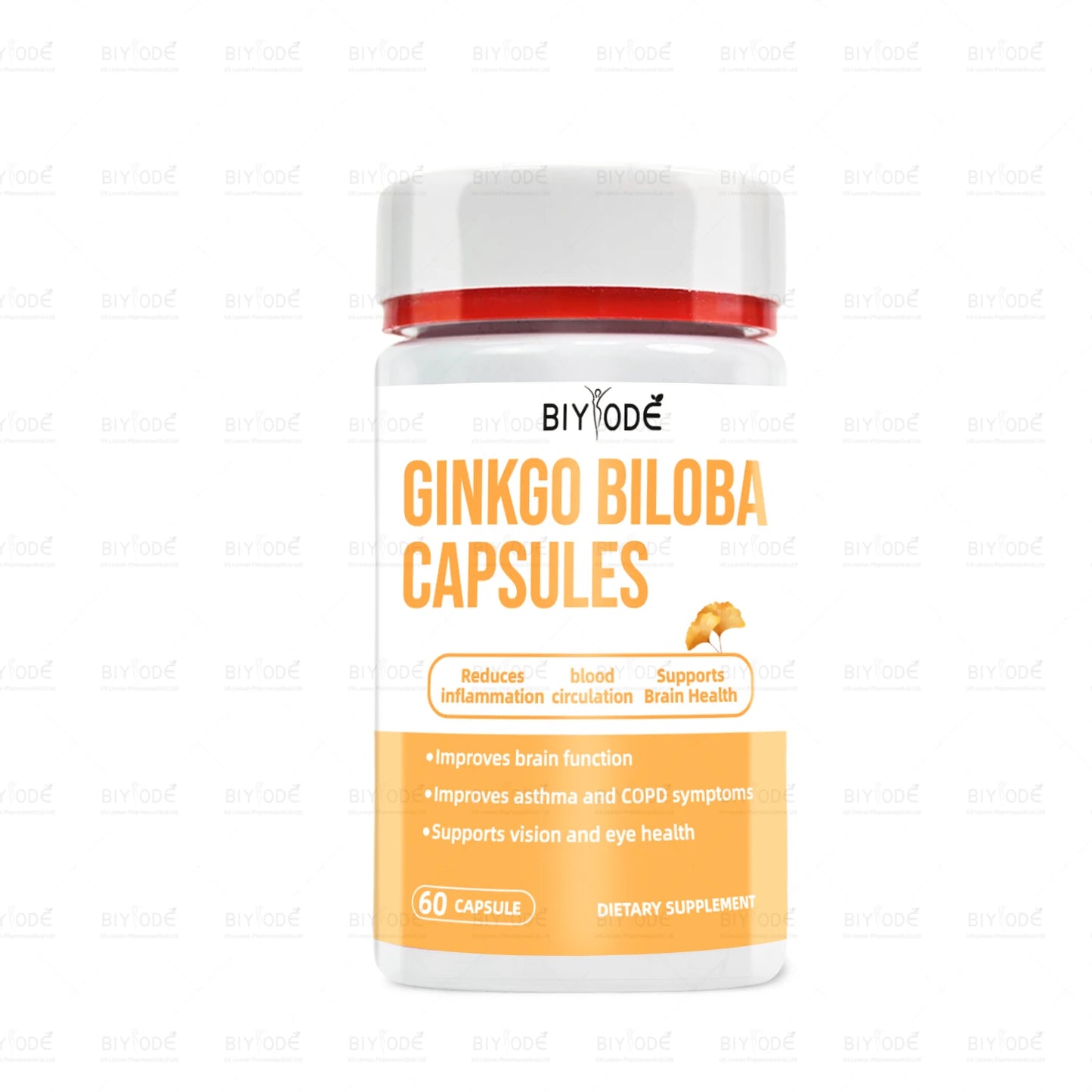 Jiabeikang Factory OEM ODM Custom Ready Stock Wholesale Brain Vision and Eye Health Herbal Supplement Ginkgo Biloba Capsules