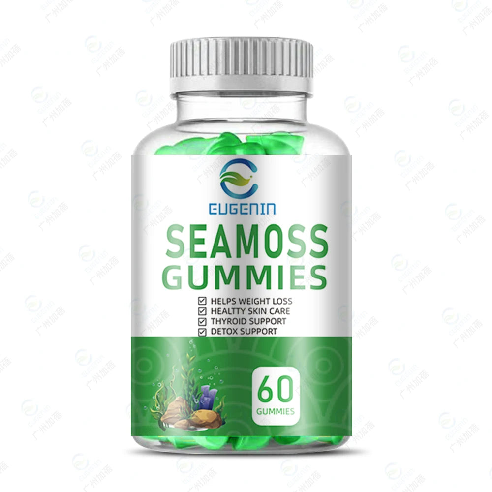 Irish Organic Sea Moss Liquid Gel Supplement Antioxidants Immunity Booster Burdock Root Immune System gummies