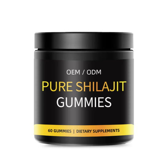 certificate factory NSF HALAL COA GMP wholesale pure shilajit gummies