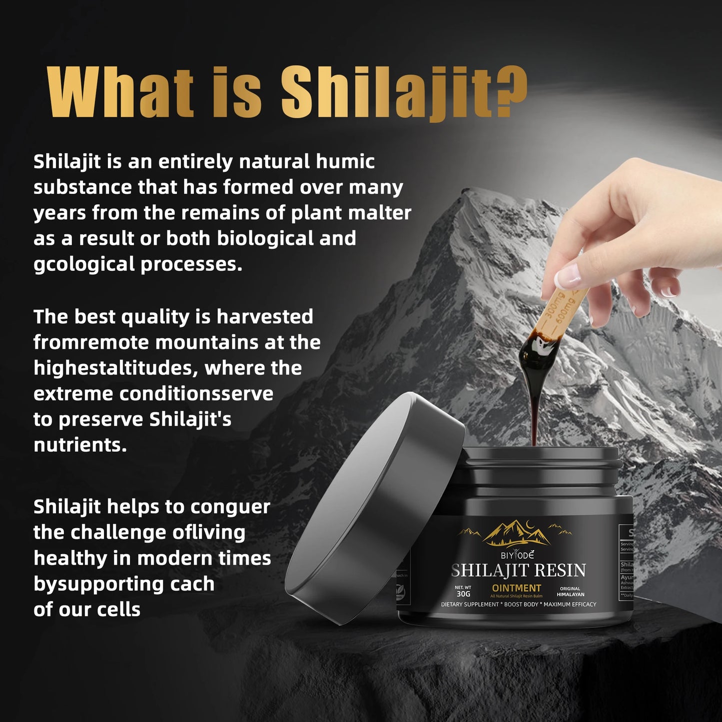 Shilajit resin supplement manufacturer