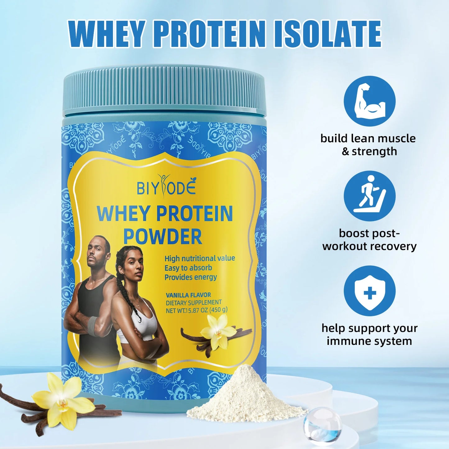 Jiabeikang Factory OEM ODM Custom Healthcare Supplements Natural Whey Protein Powder