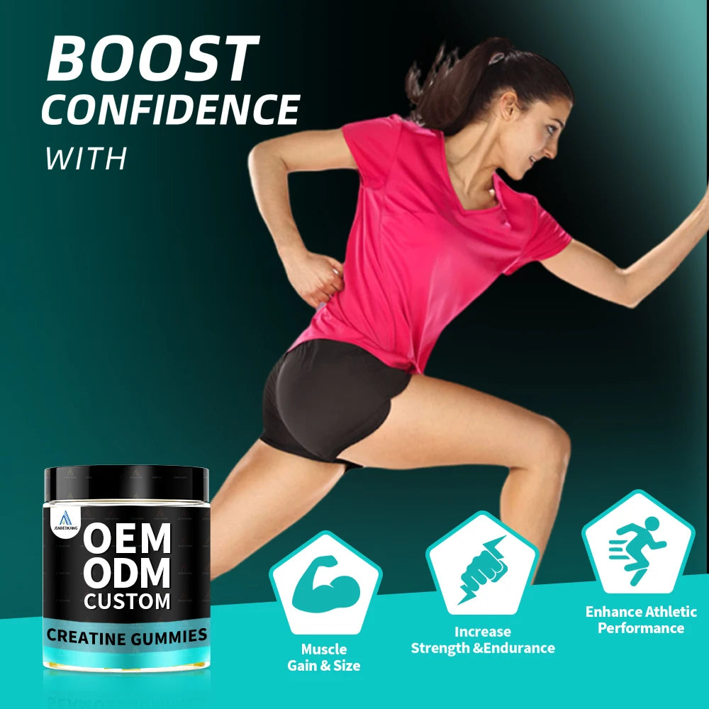 Customized Sports Nutrition Creatine Monohydrate Gummies