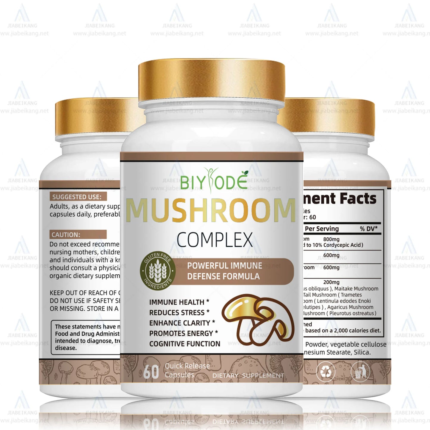 fast shipping ready stock wholesale mushroom complex capsules