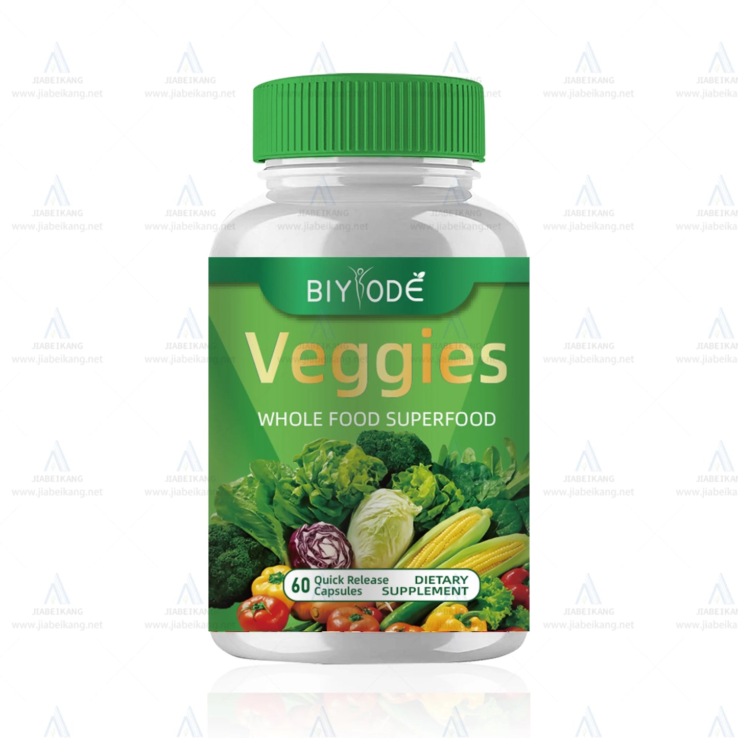 Jiabeikang Factory OEM ODM Custom Ready Stock Wholesale All-in-One Superfood Veggies Capsules