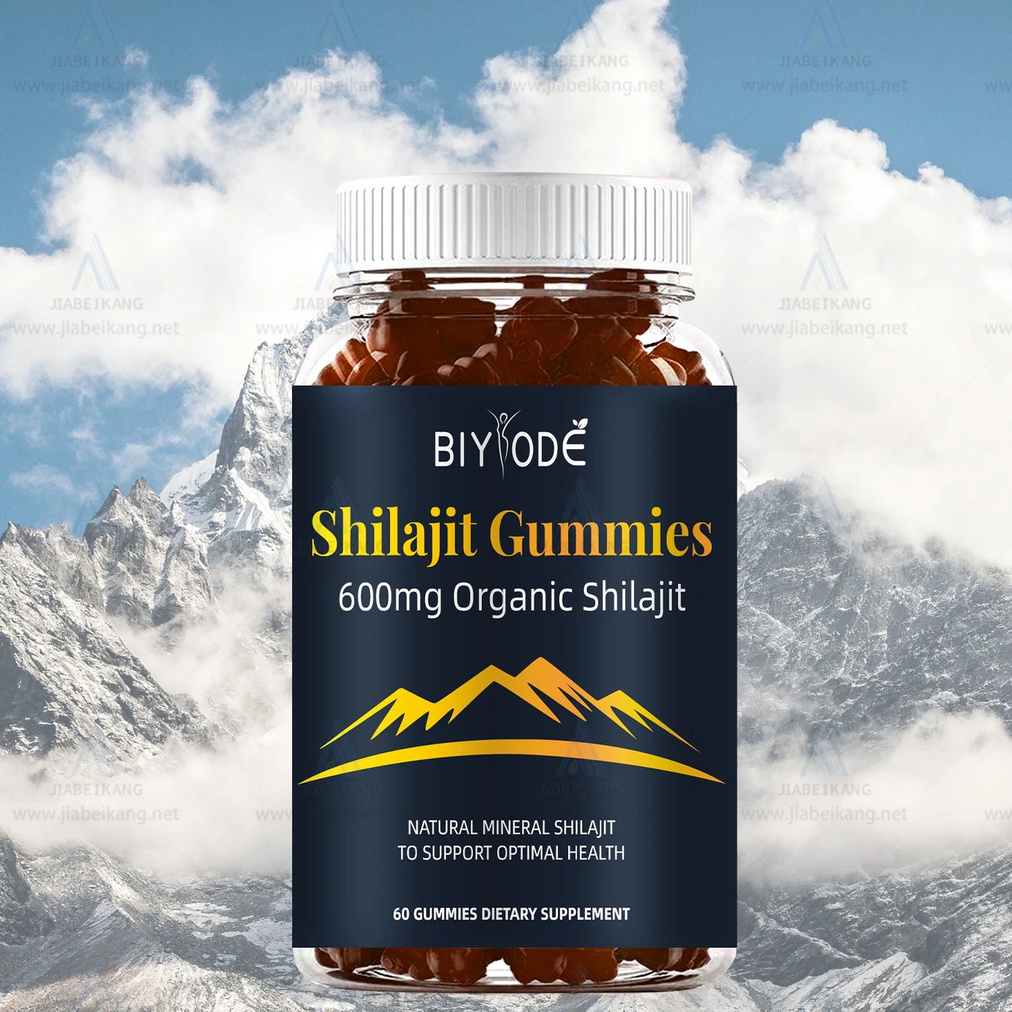 600mg Original Pure Himalayan Increases Energy Immune Support Herbal Health Supplement Shilajit Gummies