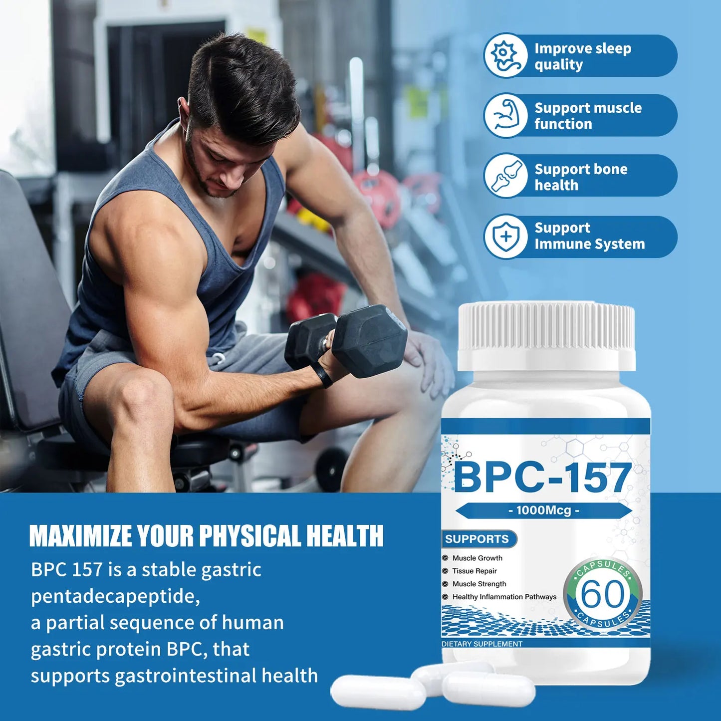 BPC-157 bone health supplement effective formula joint support BPC - 157 capsules