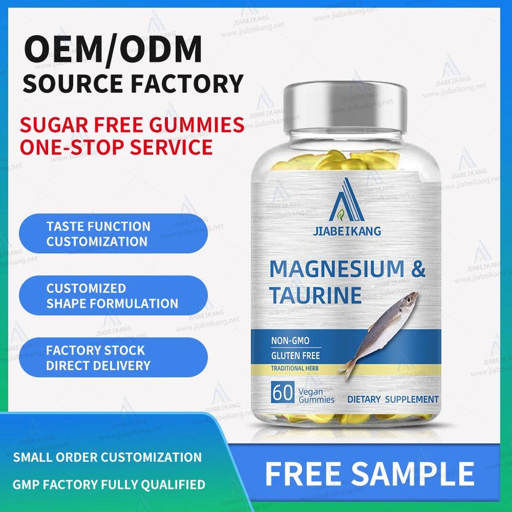 Heart protect healthcare supplement wholesale factory custom taurine magnesium softgel capsules