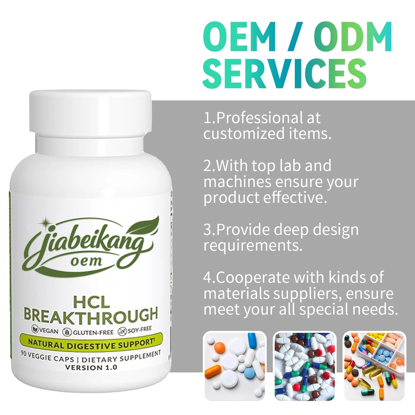 Private Label 7 in 1 Magnesium Capsules with Magnesium Glycinate Vegan Mineral Supplement OEM ODM Wholesale
