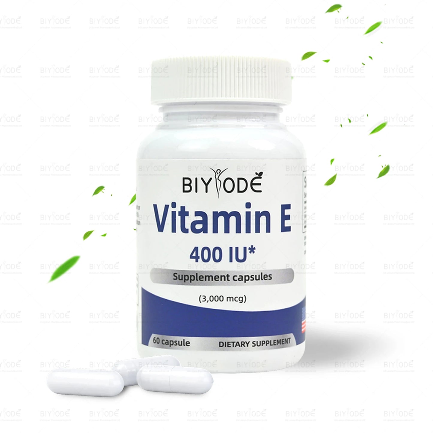 Wholesale Vitamins and Supplements Whiten Skin Get rid of acne Reduce spots Anti-oxidation Brain Heart Health Vitamin E Capsules