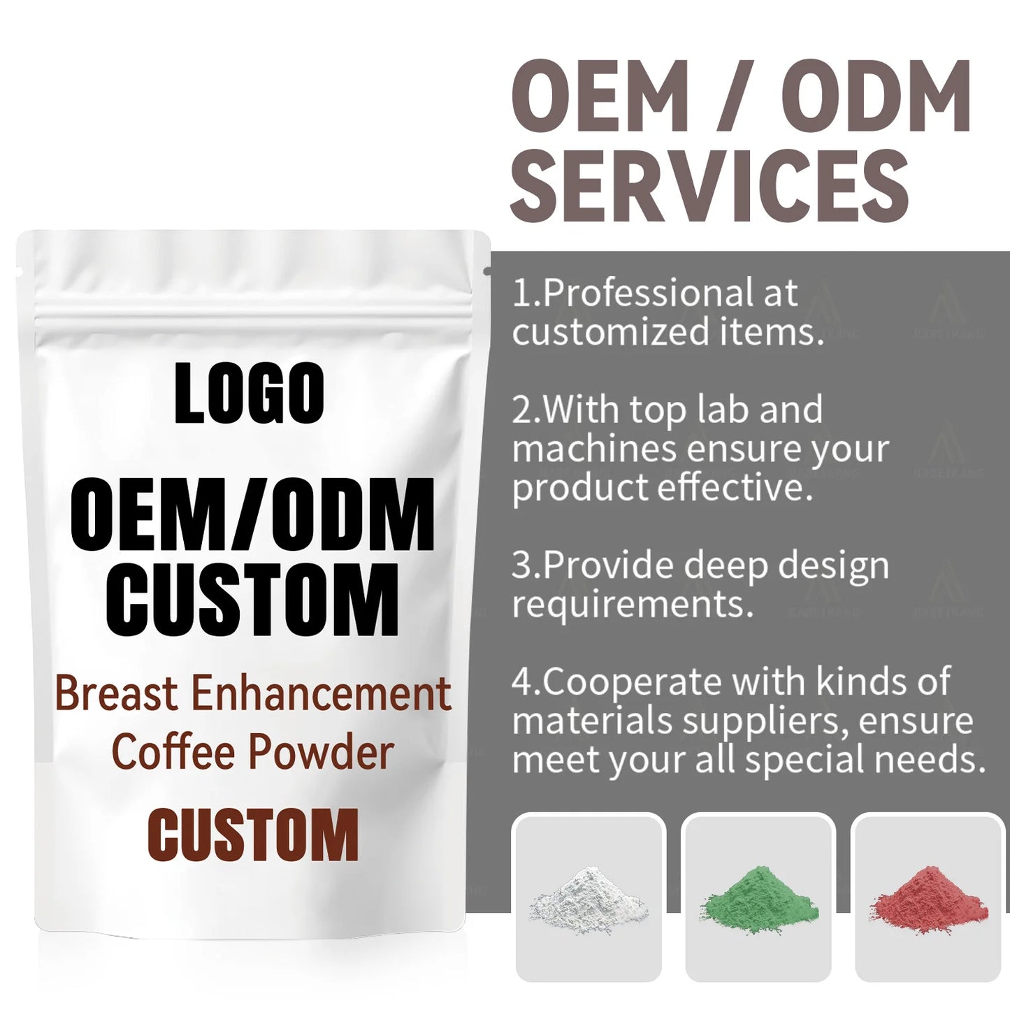 OEM ODM Custom Private Label Breast Enhancement Coffee Powder Herbal Supplement Manufacturer