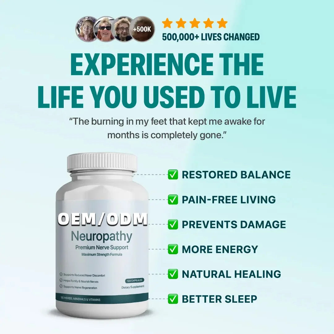 Neuropathy 18 in 1 Capsules with Alpha Lipoic Acid Benfotiamine Magnesium and B Vitamins