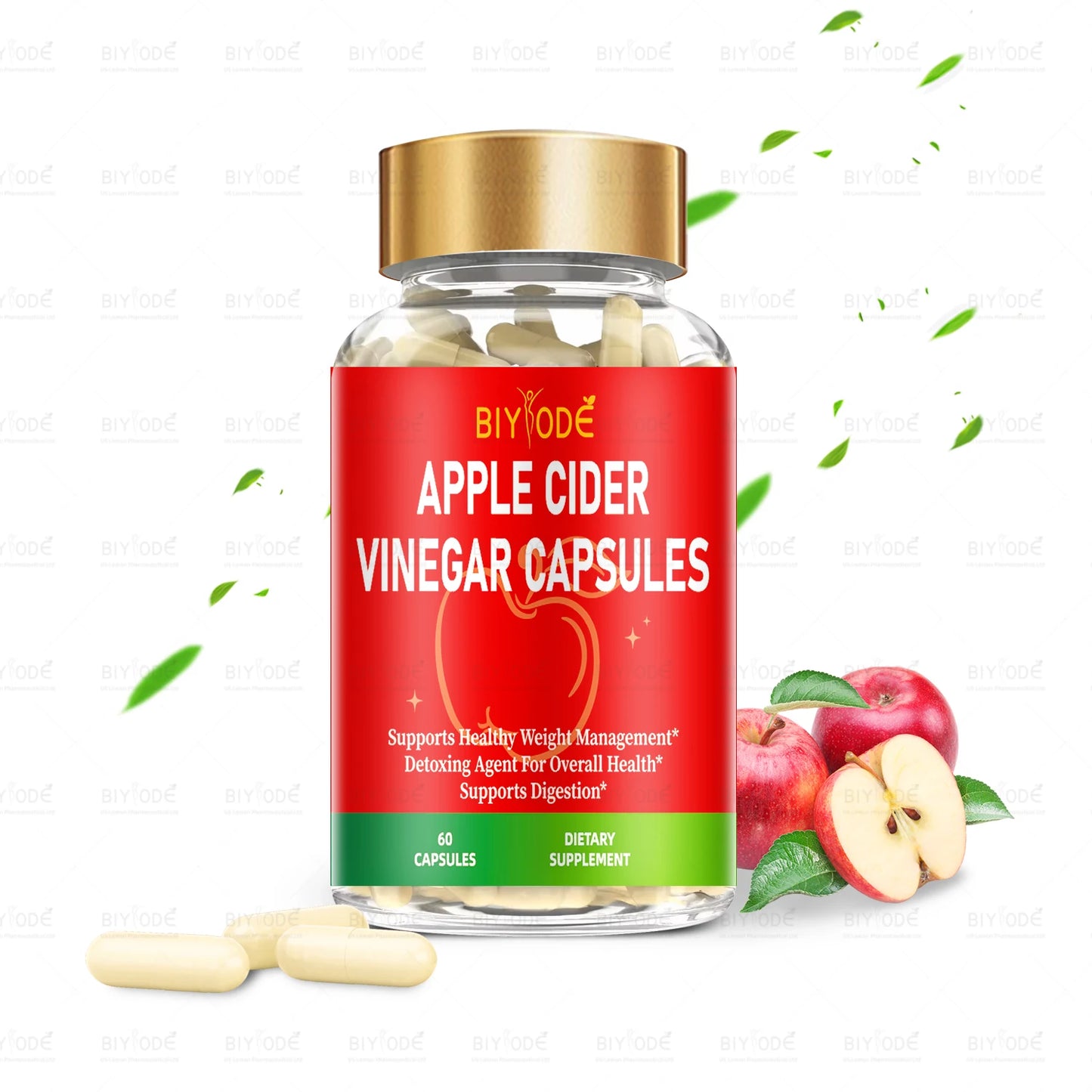 Jiabeikang Factory OEM ODM Custom Ready Stock Wholesale Rich In Vitamin Minerals Apple Cider Vinegar Capsules