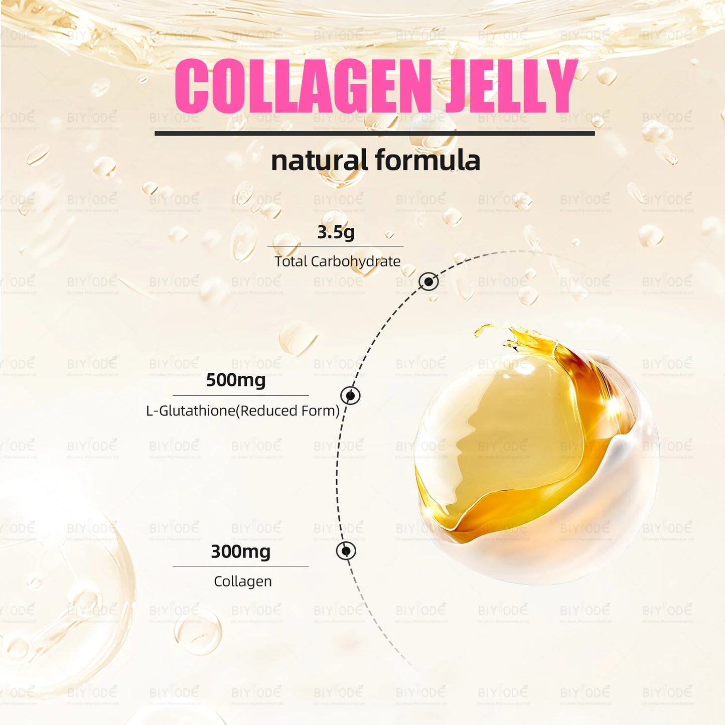 biyode collagen supplement for skin whitening beauty product hair nails health supplement collagen jelly