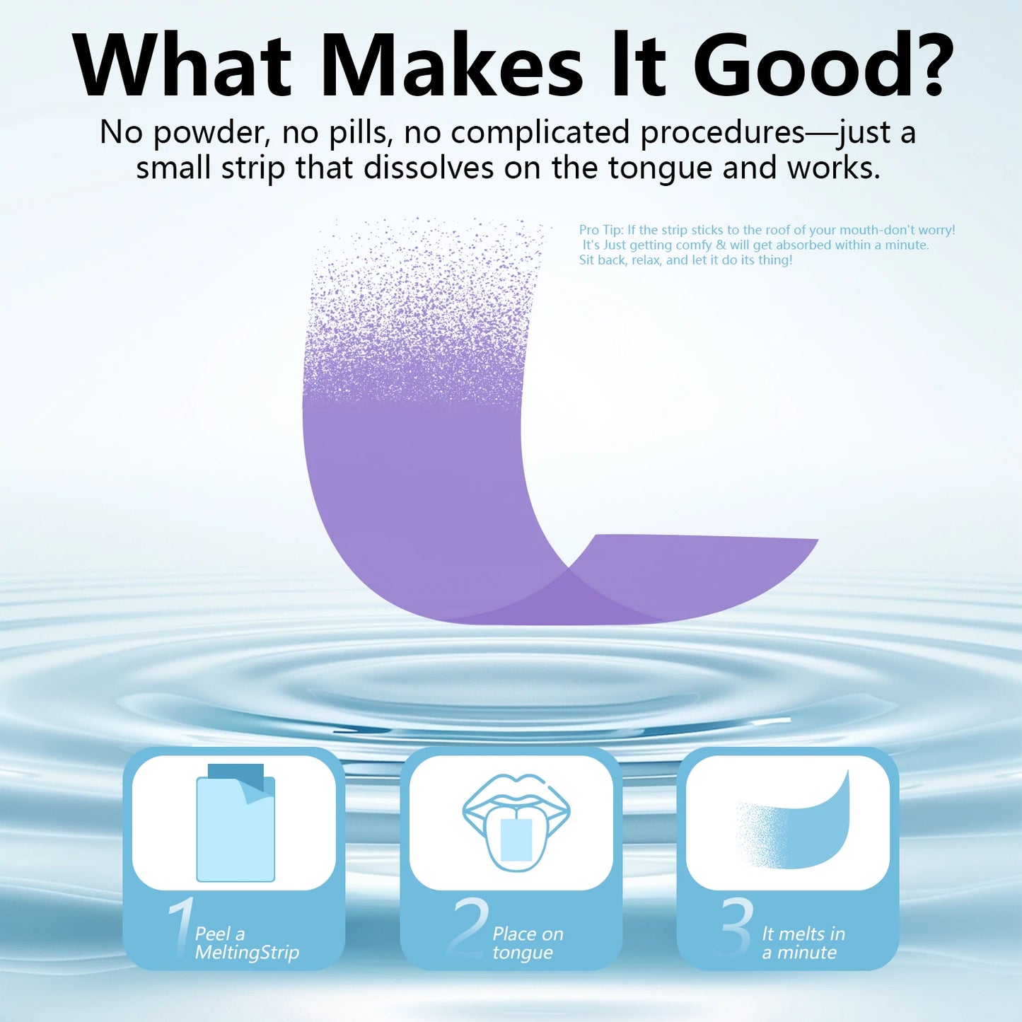BIYODE Oral Melting Strips OEM ODM Fast Dissolving Sleep and Vitality Support Supplements